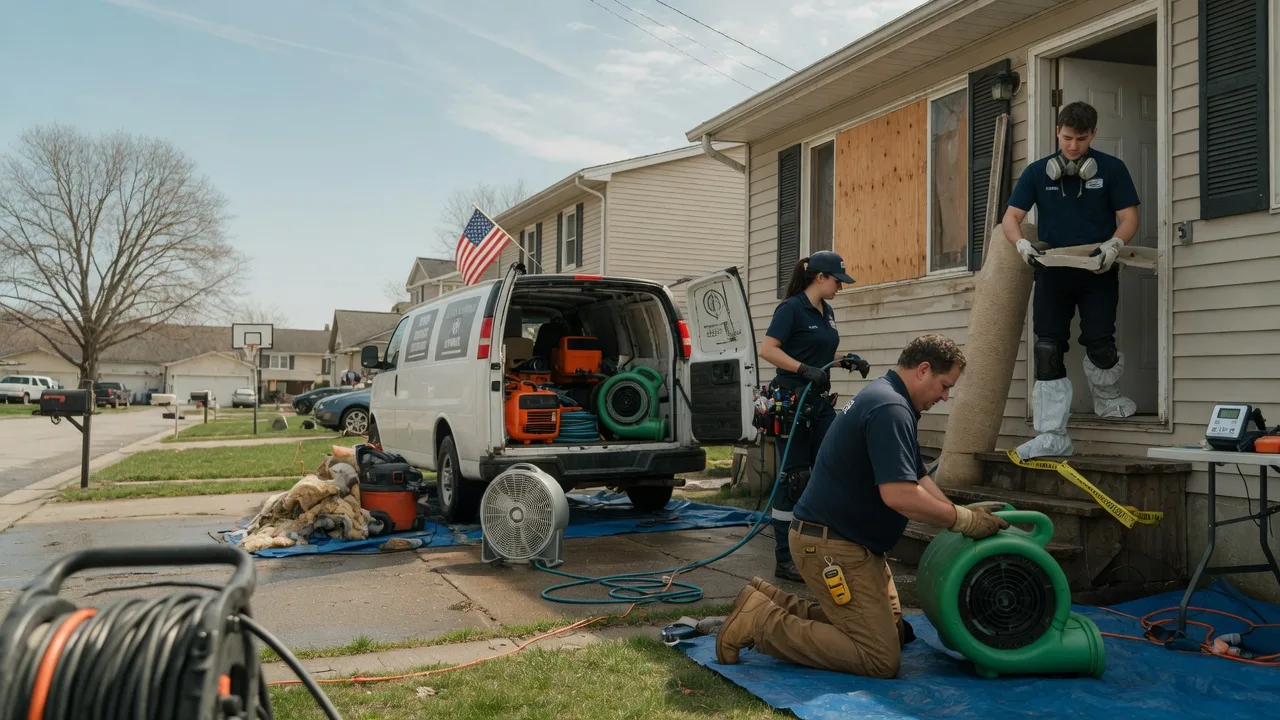 Water Damage Restoration in Dewitt, MI near me
